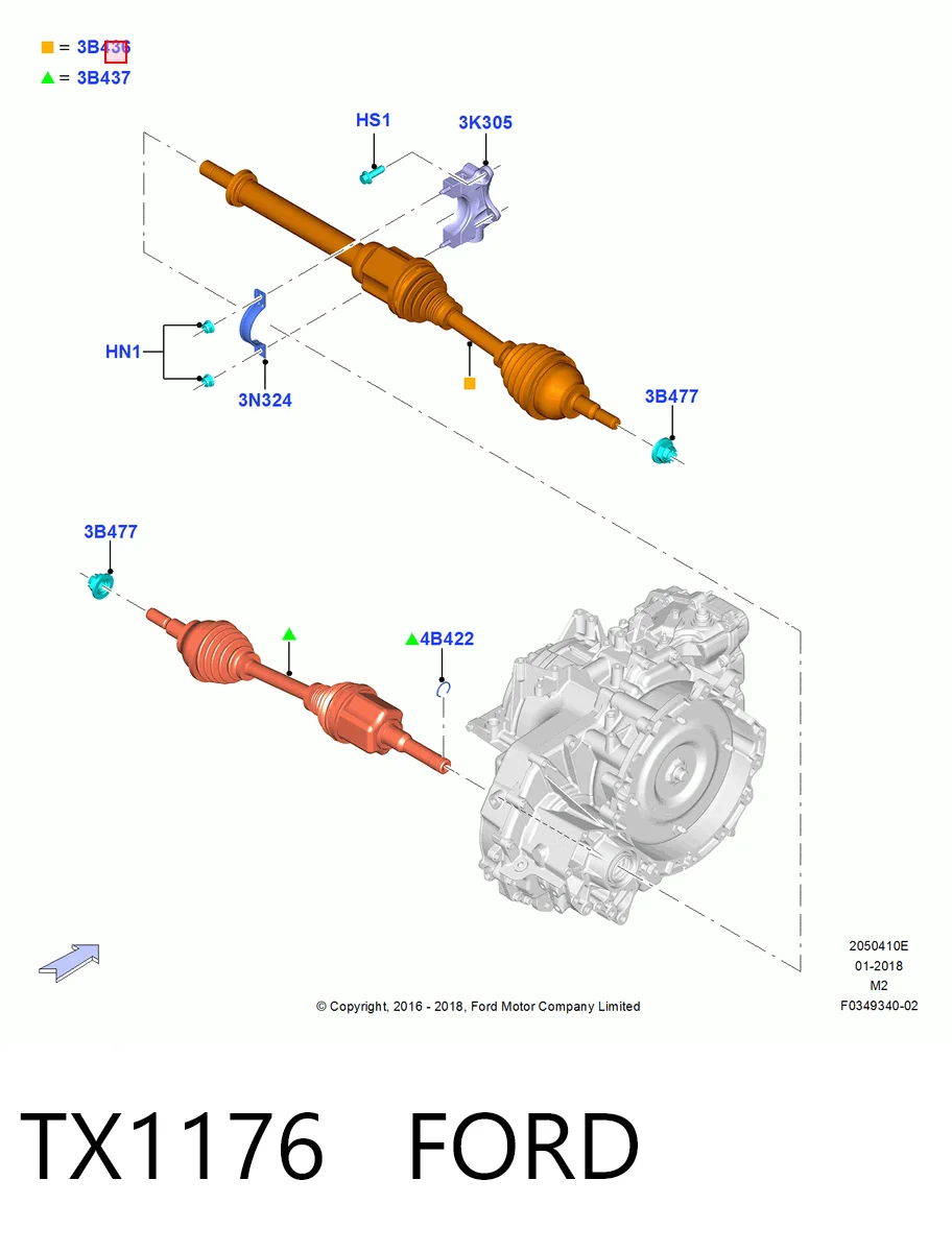 Правая полуось 662285 Cardone