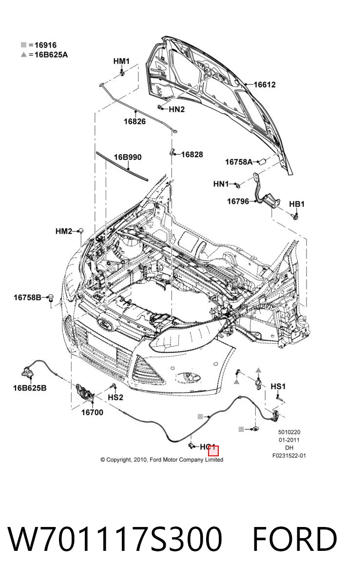 W701117S300 Ford 