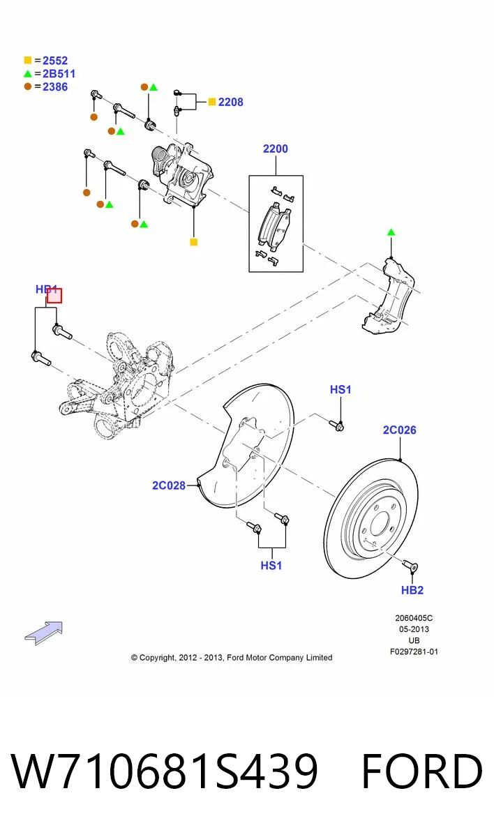 W710681S439 Ford 