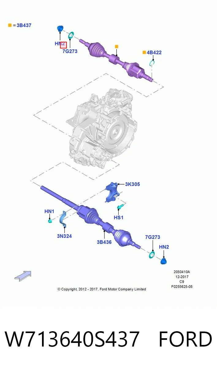 W713640S437 Ford
