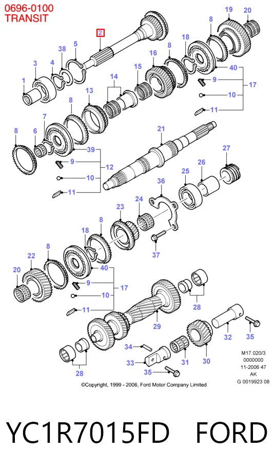 YC1R7015FD Ford