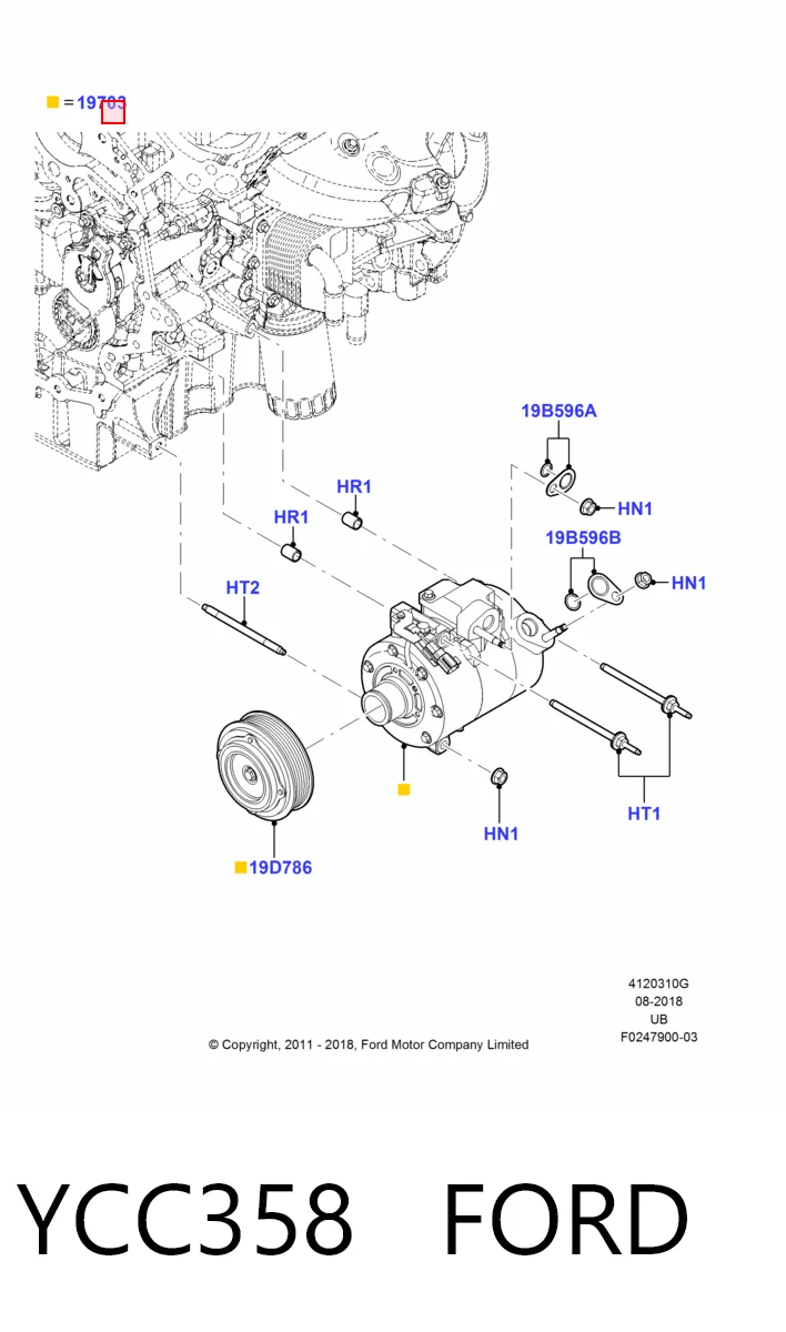 Насос кондиционера Polcar 3277KS1S