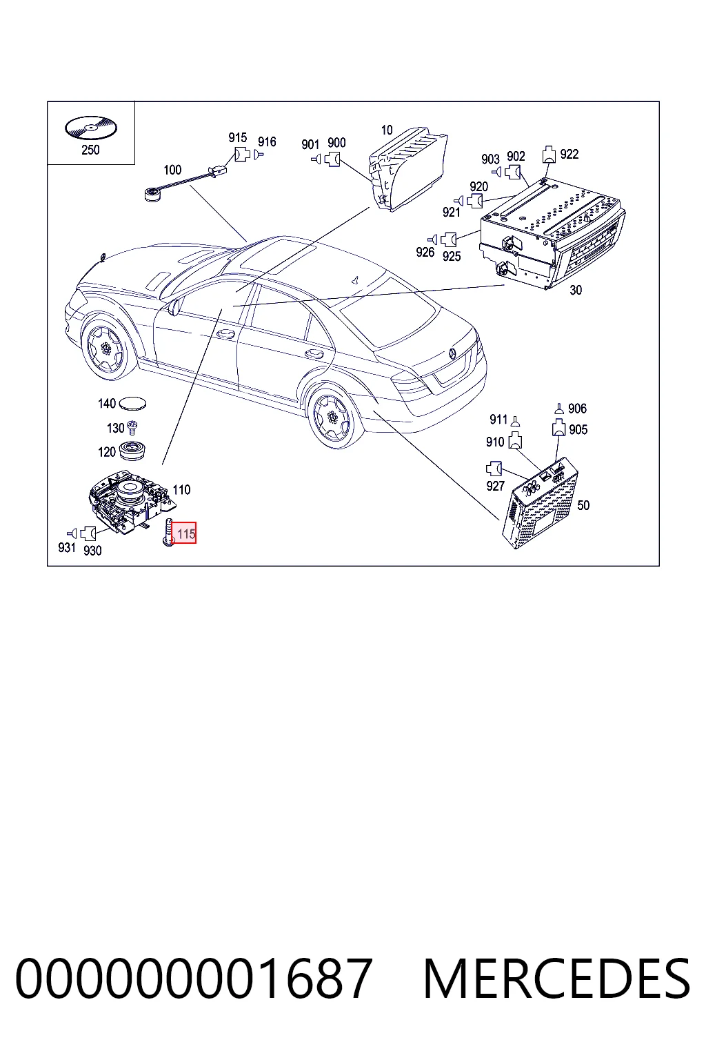 Предохранители N000000001626 Mercedes