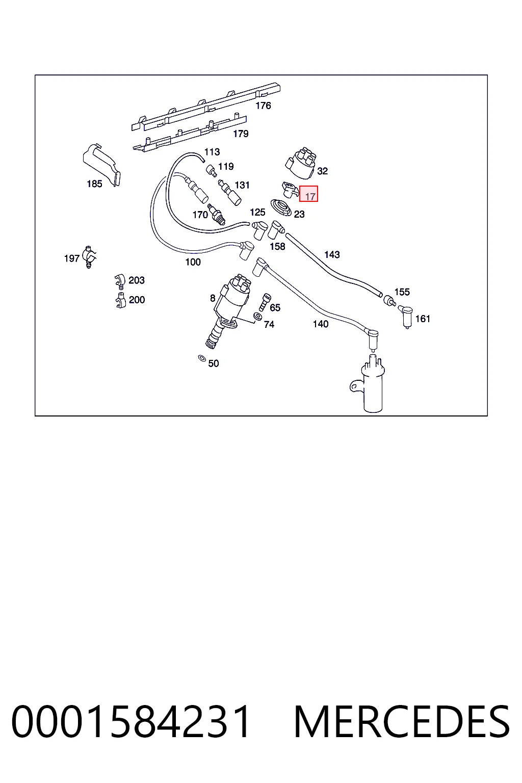 Купить 1660332 Ford Бегунок распределителя зажигания