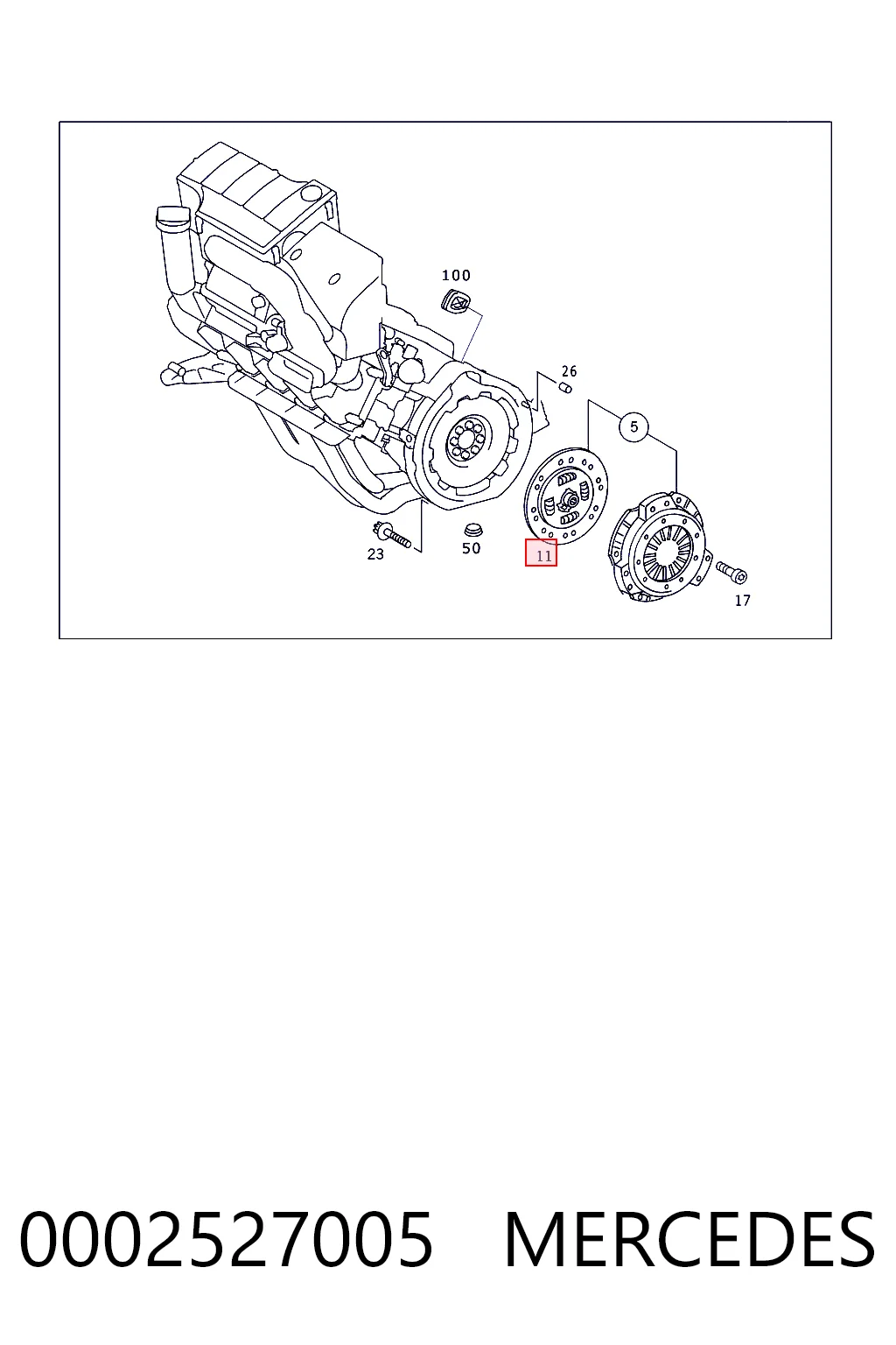 Комплект сцепления Mercedes A W168