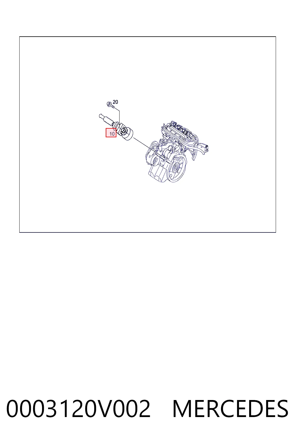 Датчик детонации NSC100650 Britpart