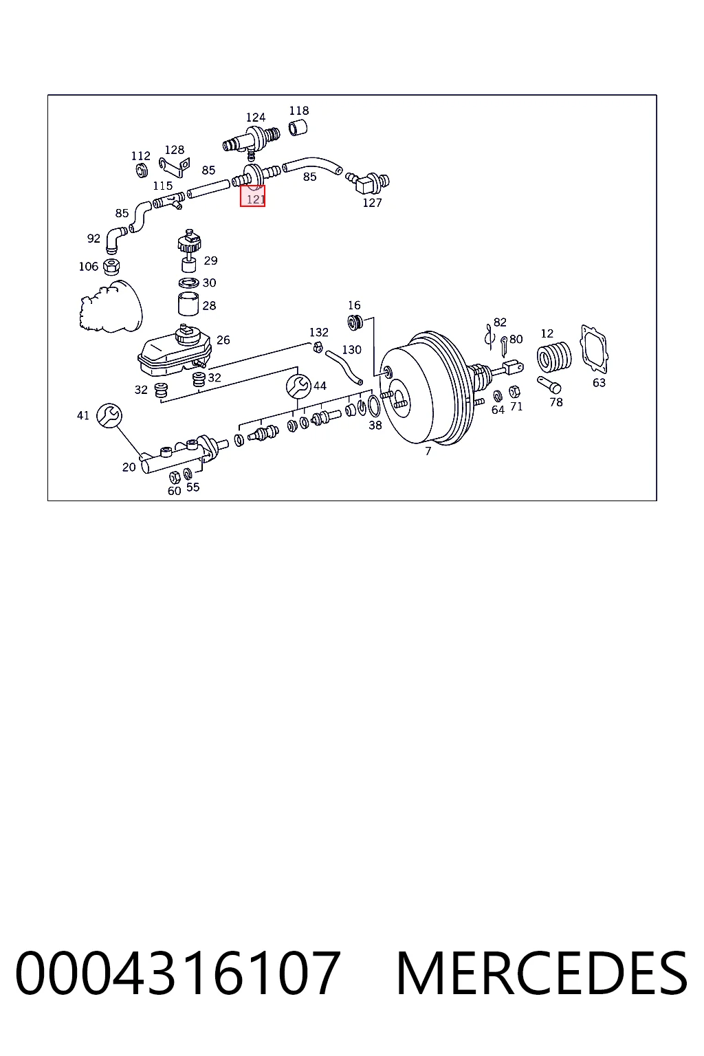 7700659282 Renault (RVI) Механизм следящий усилителя