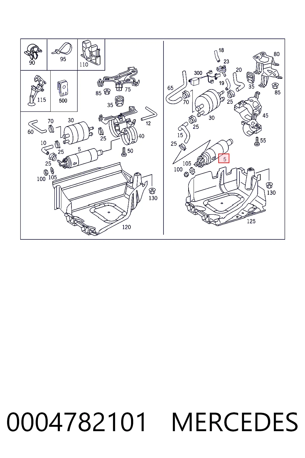 Купить MAM00124 Magneti Marelli Магистральный бензонасос