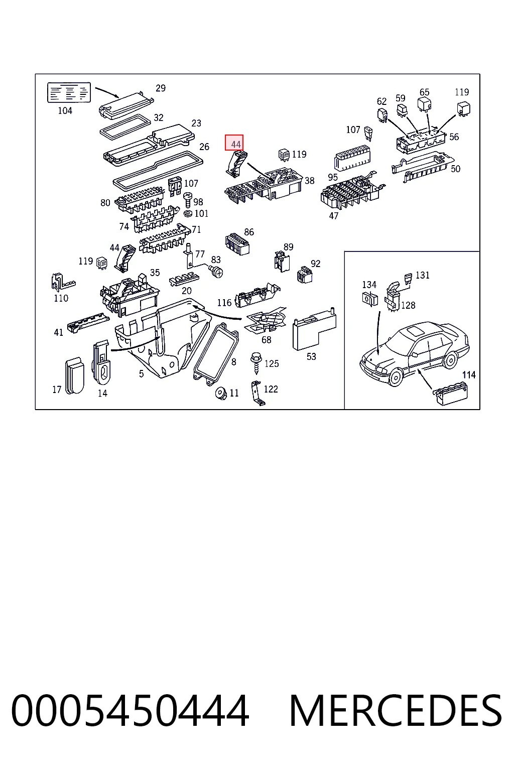 0005450444 Mercedes