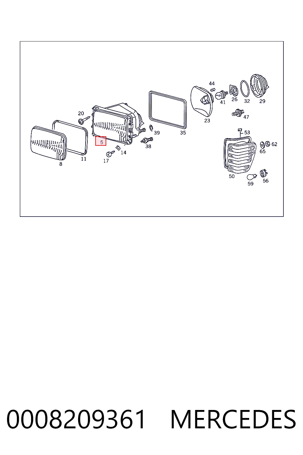 Правая фара FP3545R4T TYC