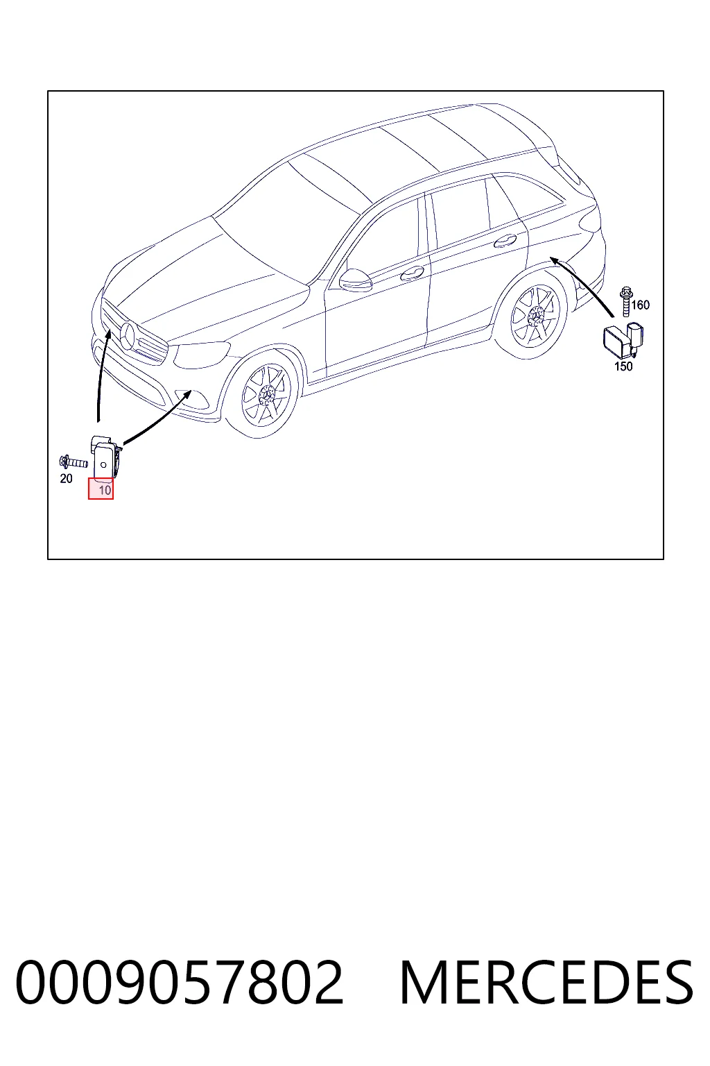 V30720386 Vemo Датчик продольного ускорения
