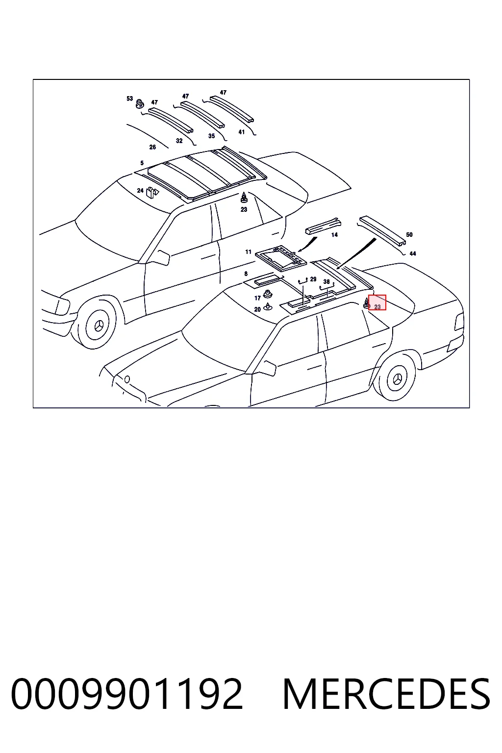 0009901192 Mercedes