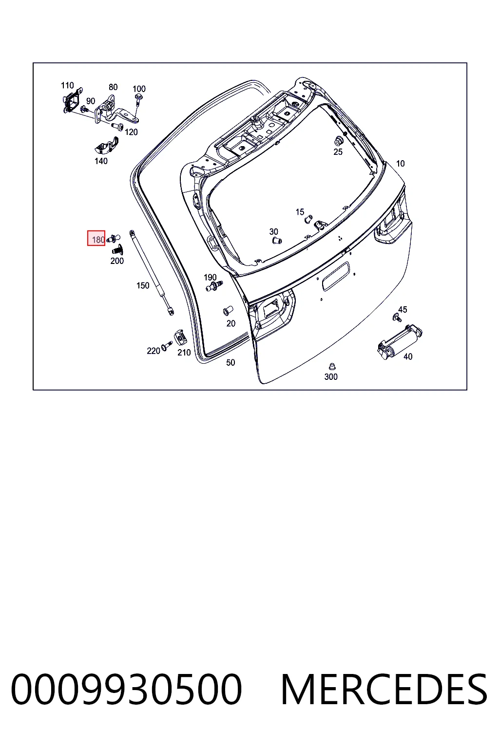0009930500 Mercedes