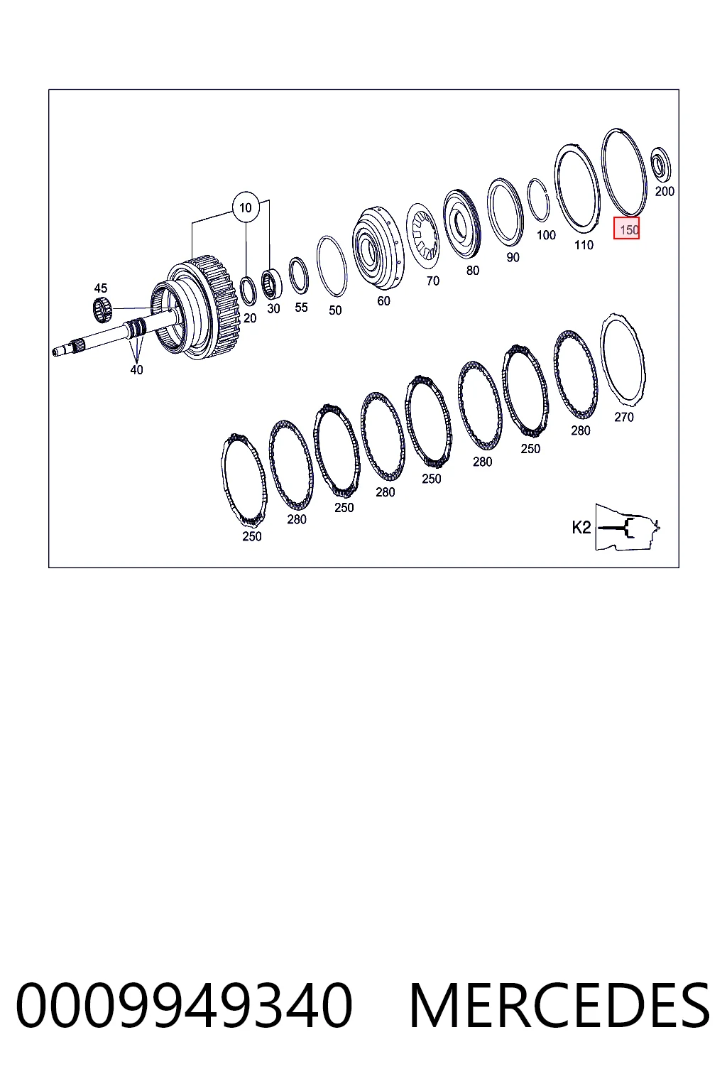 0009949340 Mercedes