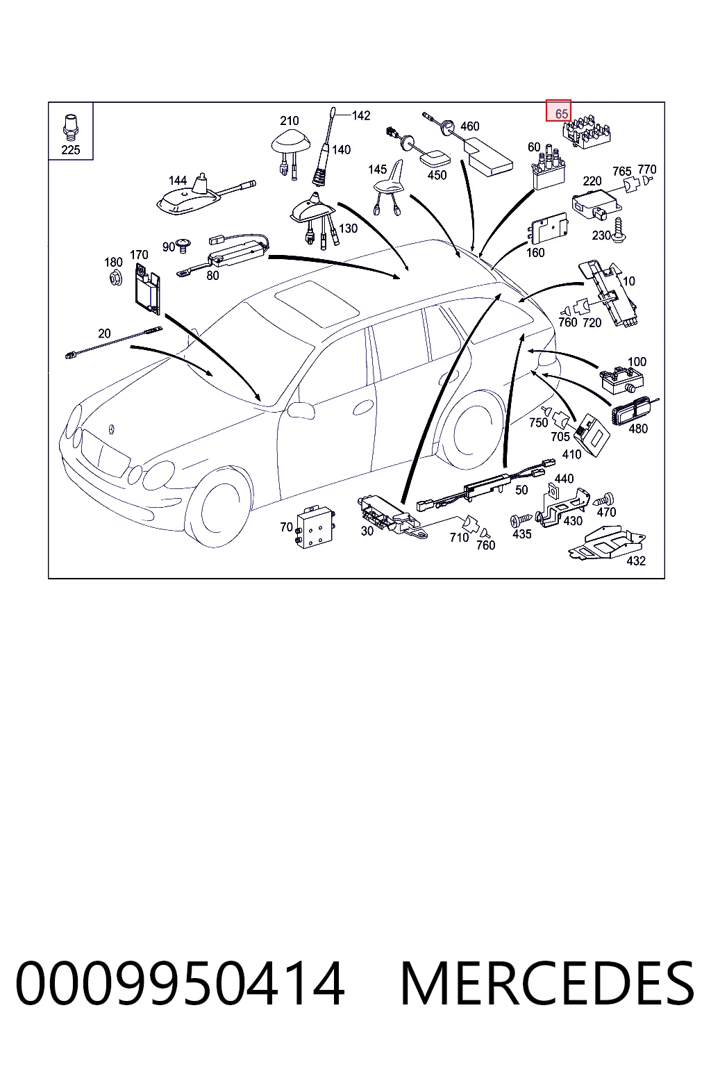 6147953 Ford Тяговое реле стартера