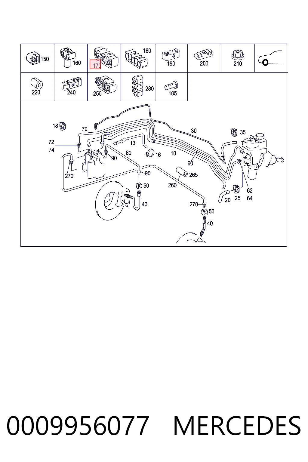 0009956077 Mercedes