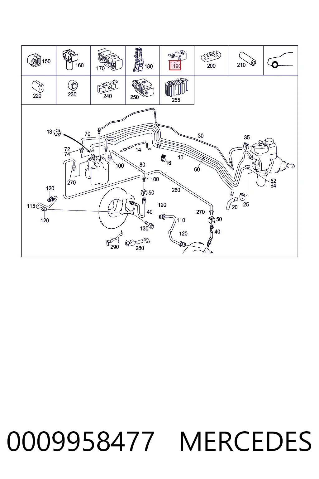 0009958477 Mercedes