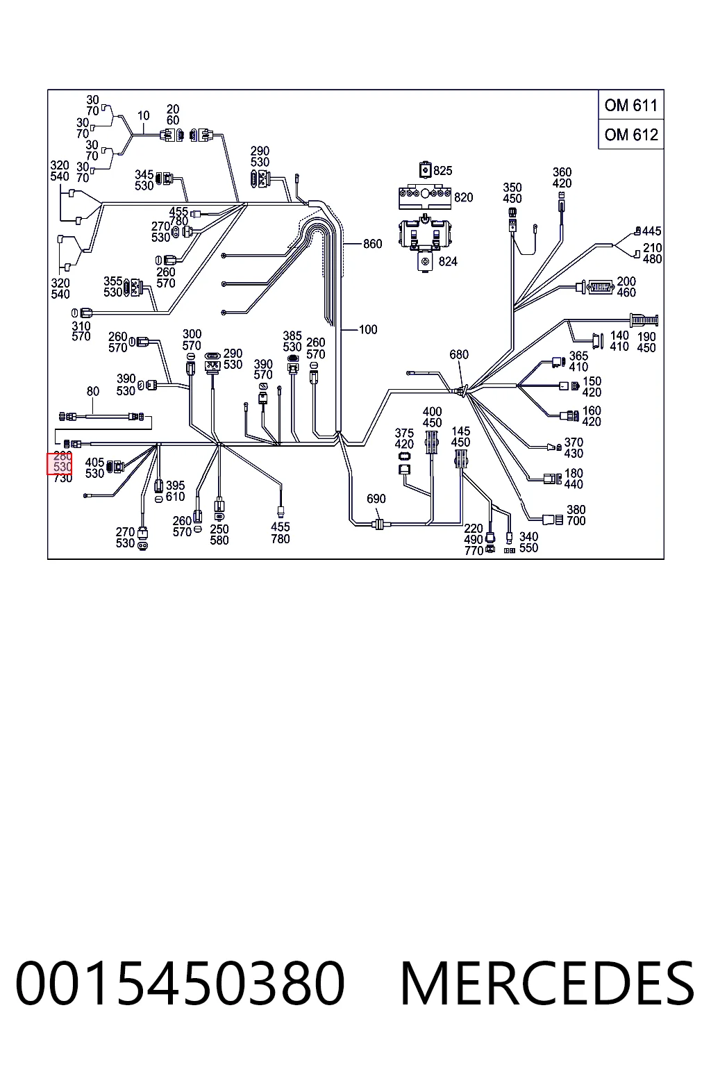 0015450380 Mercedes