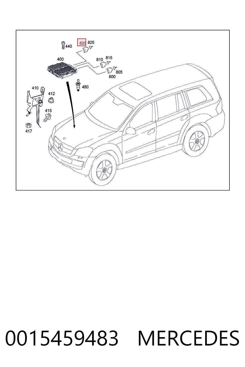 0015459483 Mercedes