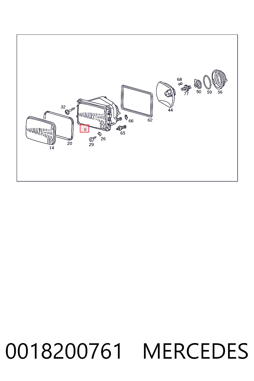 Фары TYC FP3545R3T