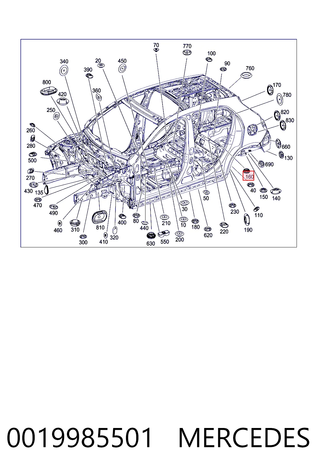 0019985501 Mercedes