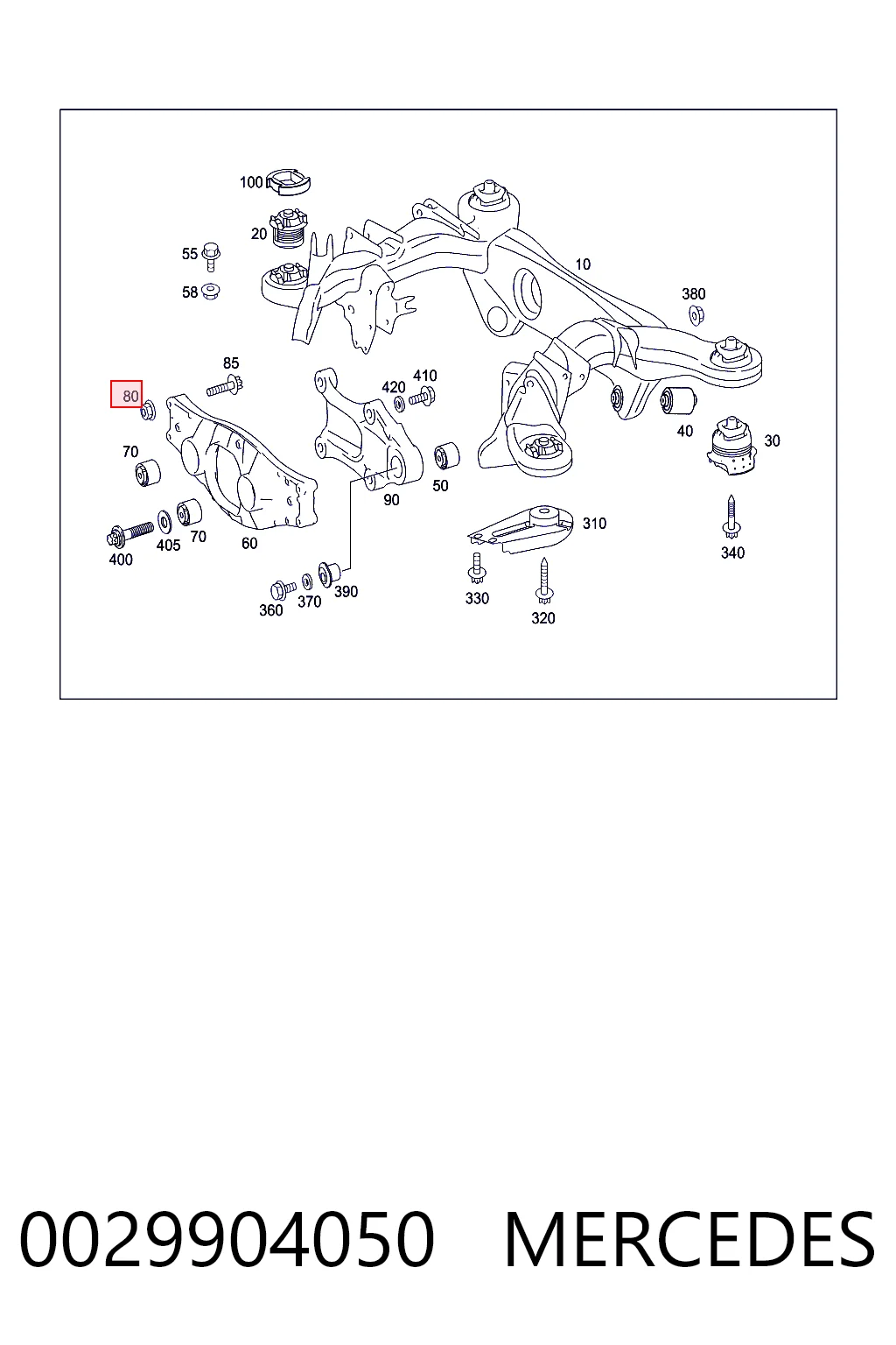 0029904050 Mercedes