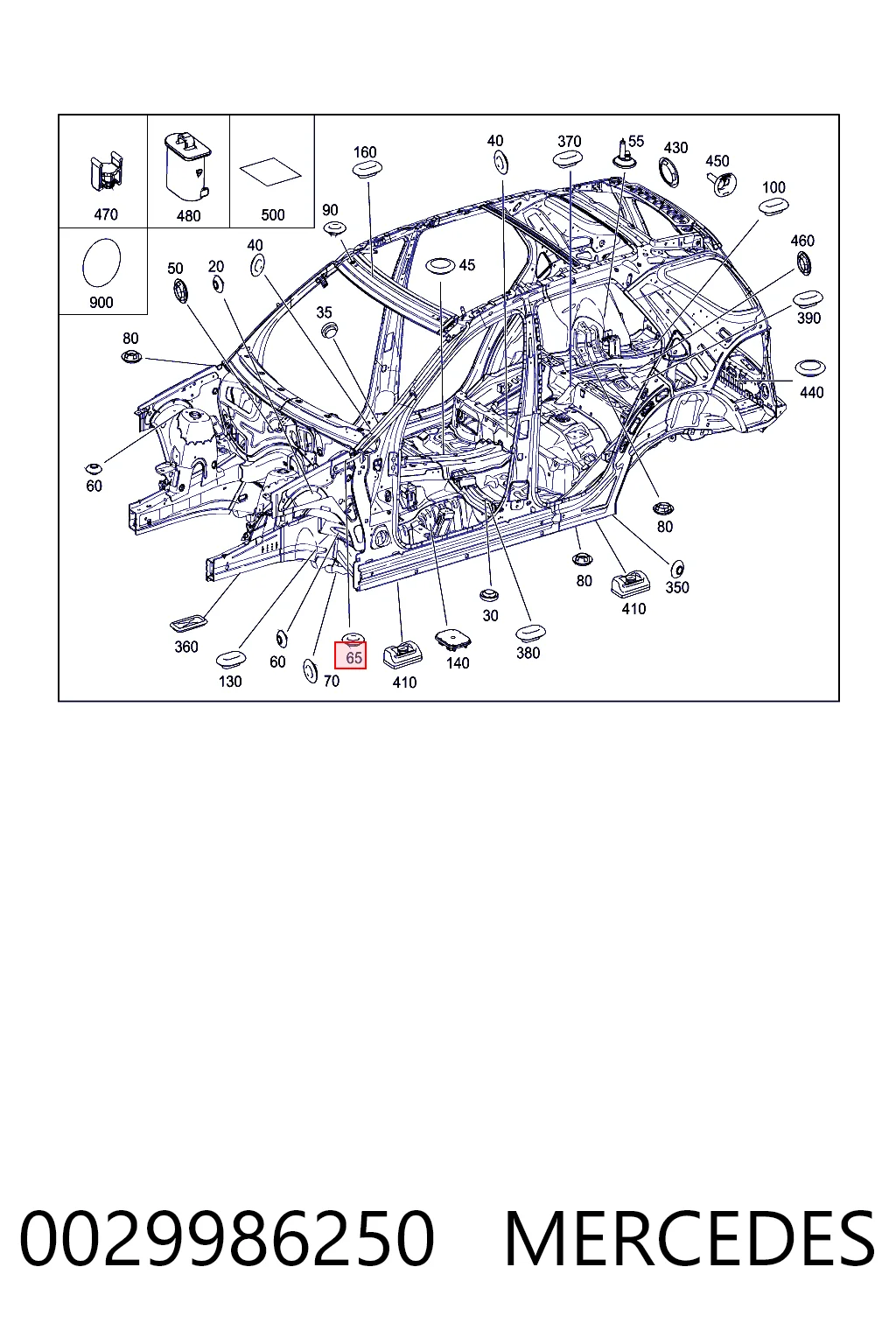 0029986250 Mercedes