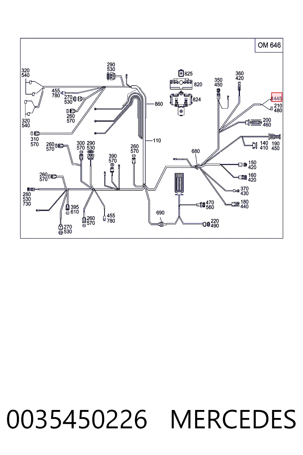 0035450226 Mercedes