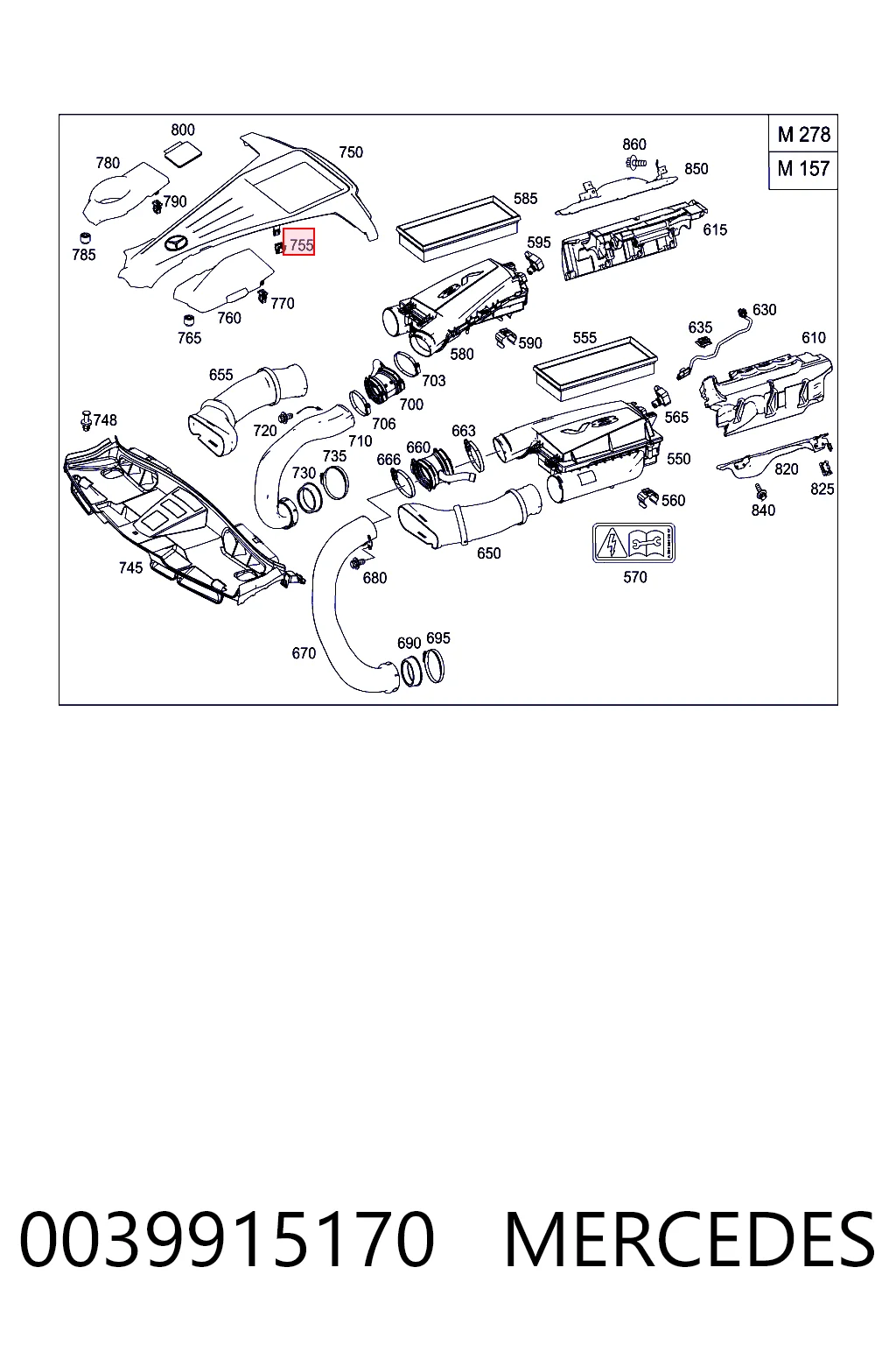 0039915170 Mercedes 