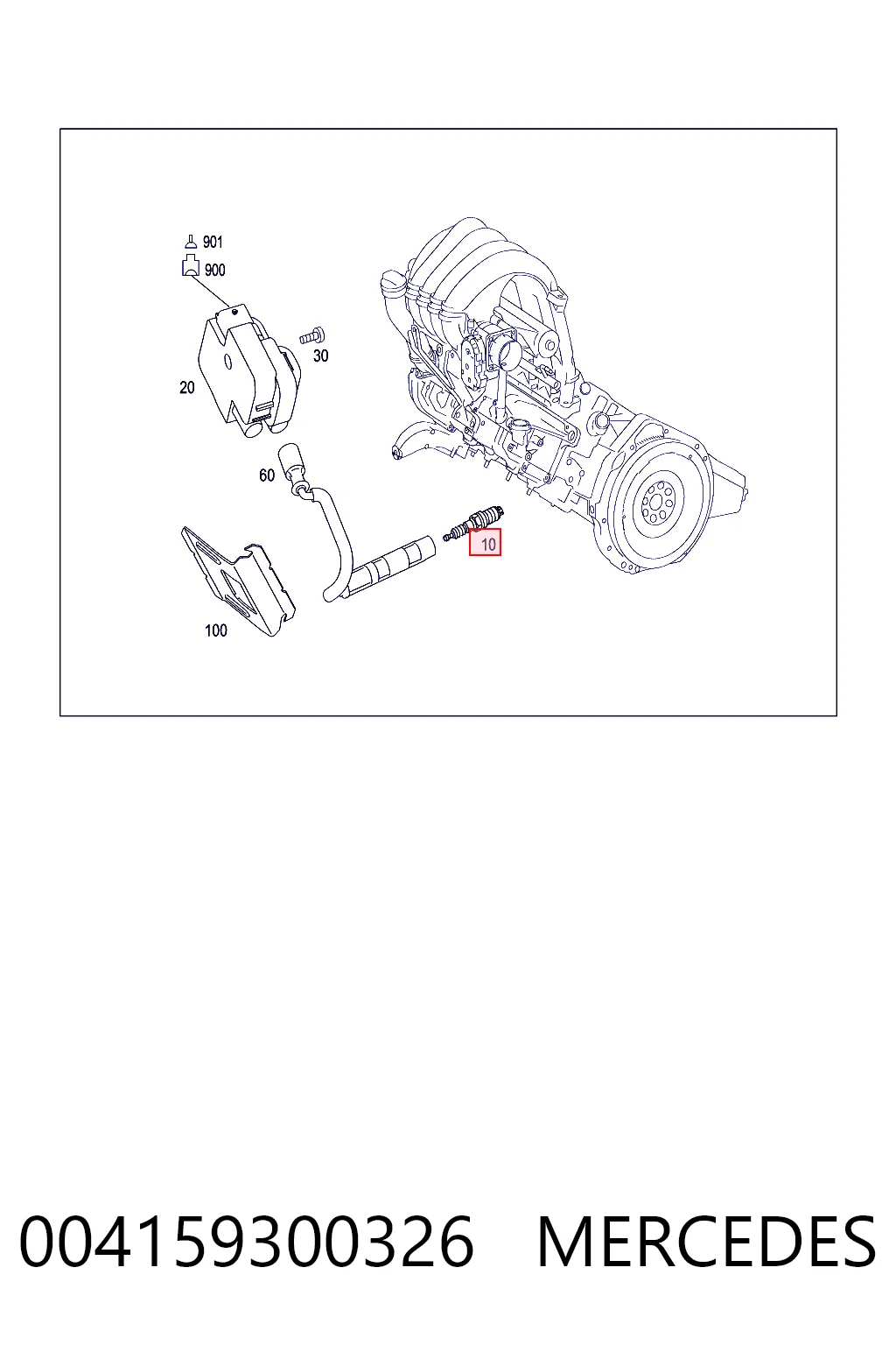 Свечи зажигания 90542918 Opel