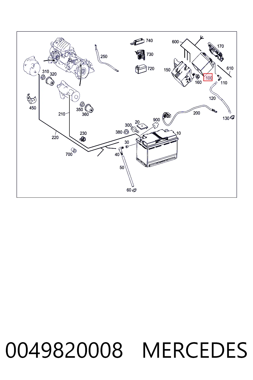 Аккумулятор 244103090R Renault (RVI)