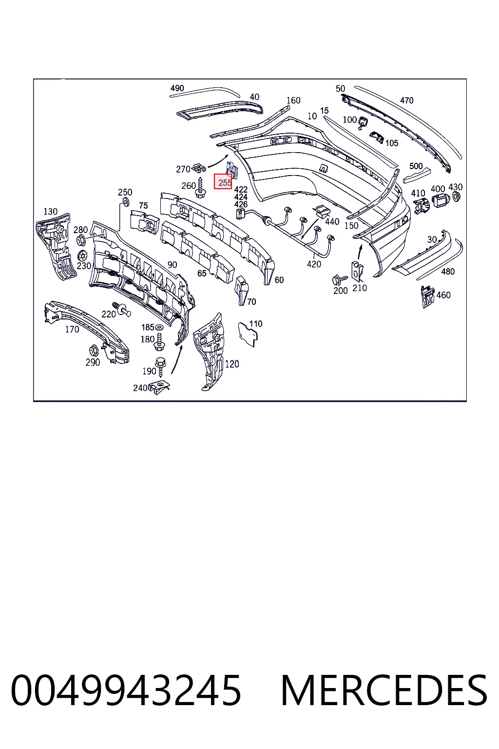 0049943245 Mercedes