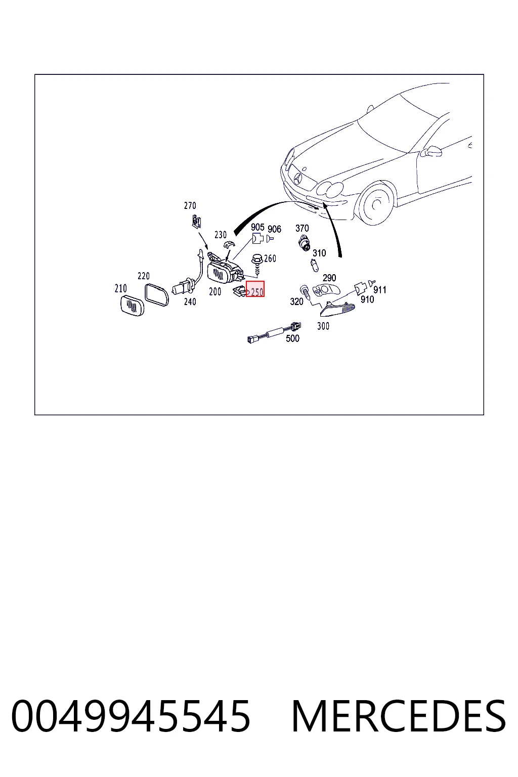 0049945545 Mercedes