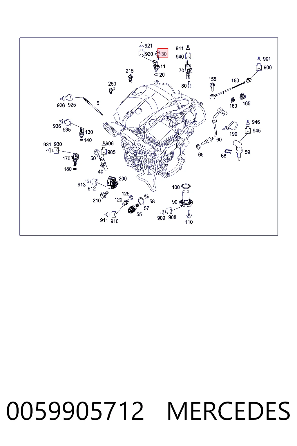 0059905712 Mercedes