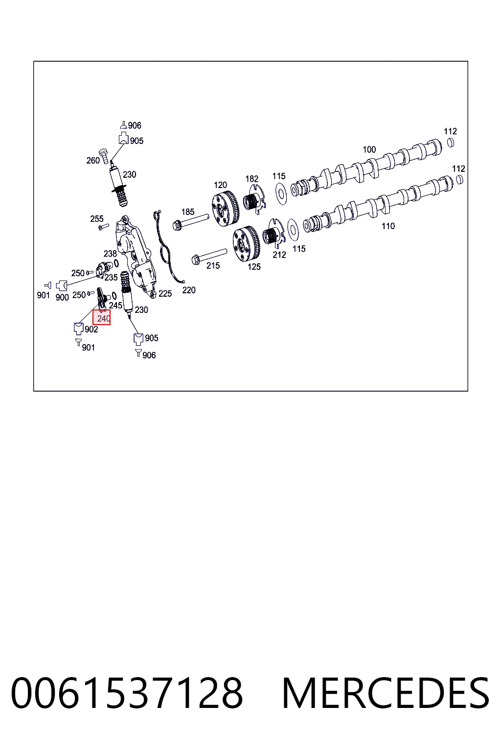 Датчик фаз Mercedes ML/GLE внедорожник (W164) (2005 - 2011) цена, от 17.54 USD