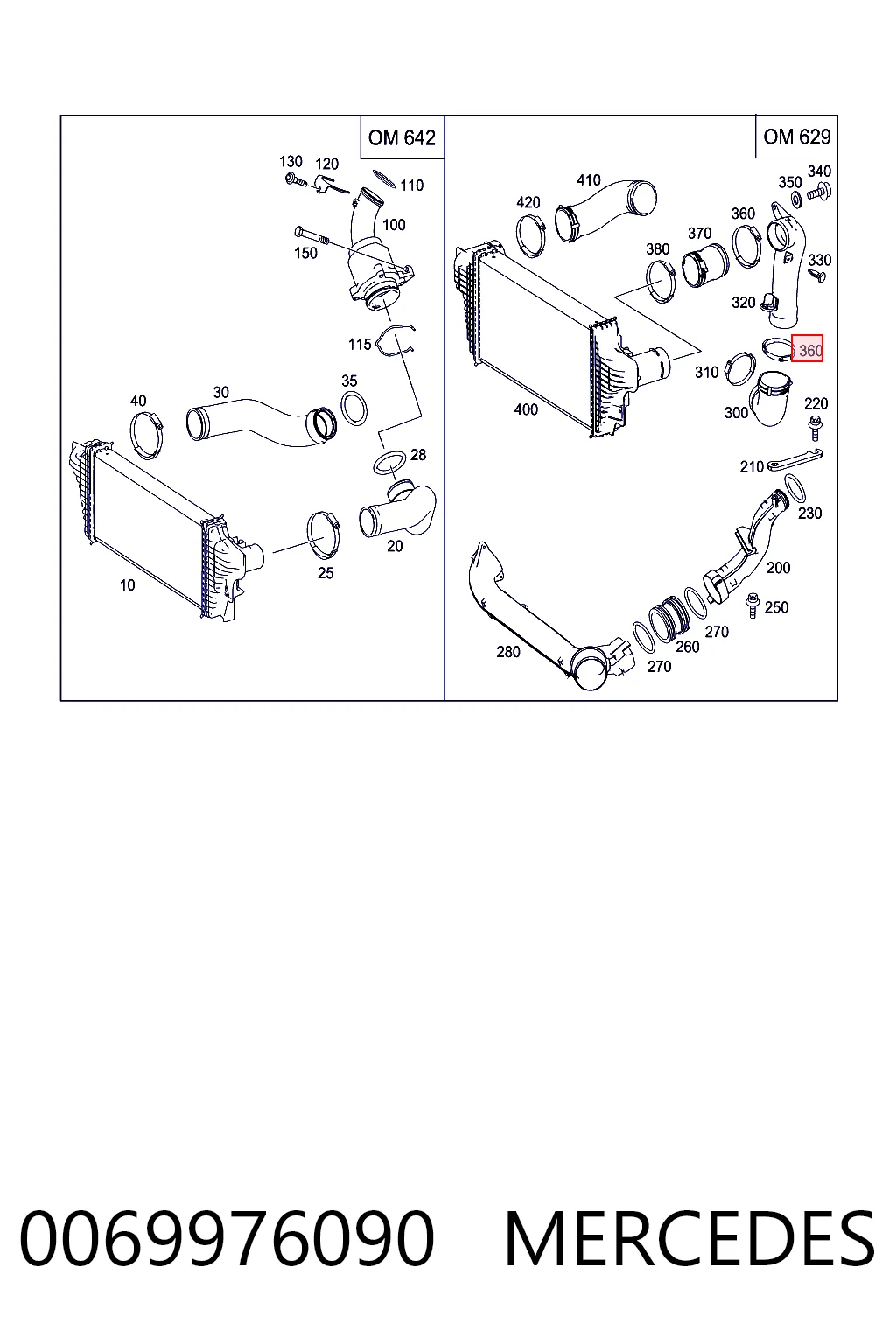 Хомут пружинный Mercedes A916026045000 цена, от 4.73 USD