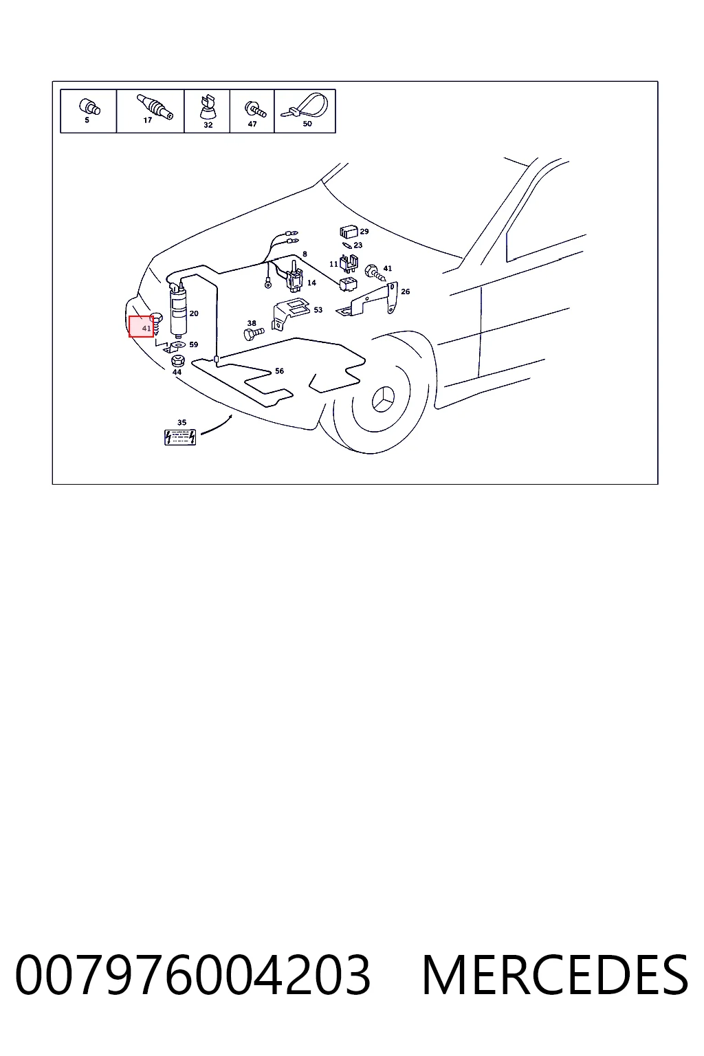 007976004203 Mercedes