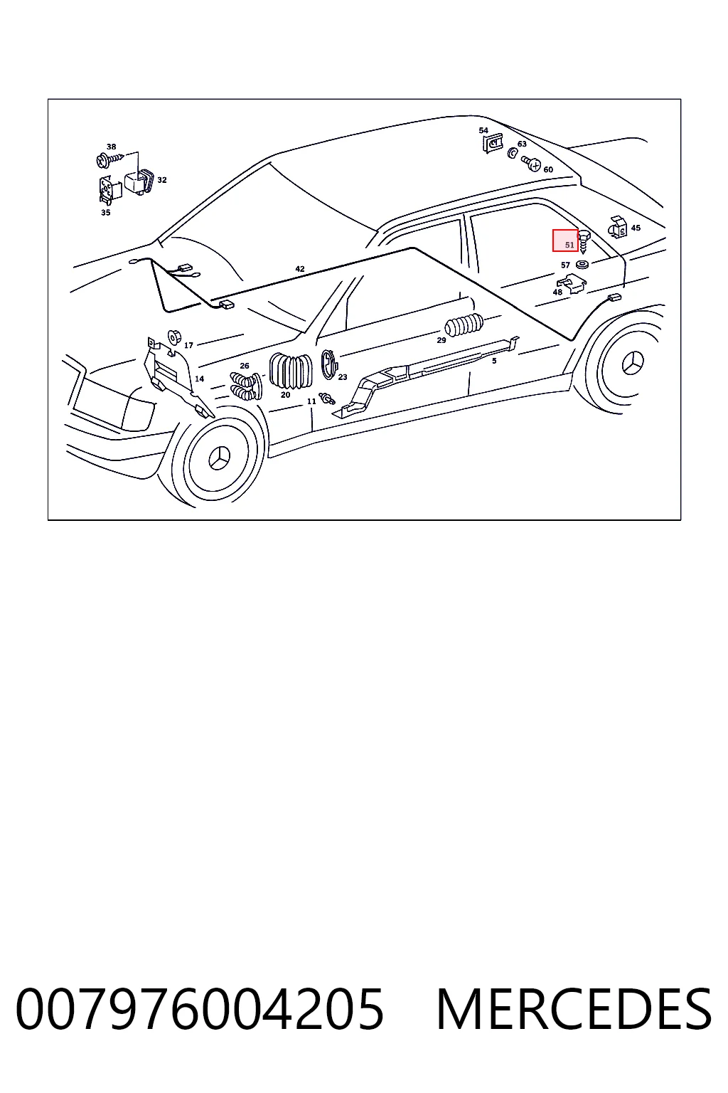007976004205 Mercedes
