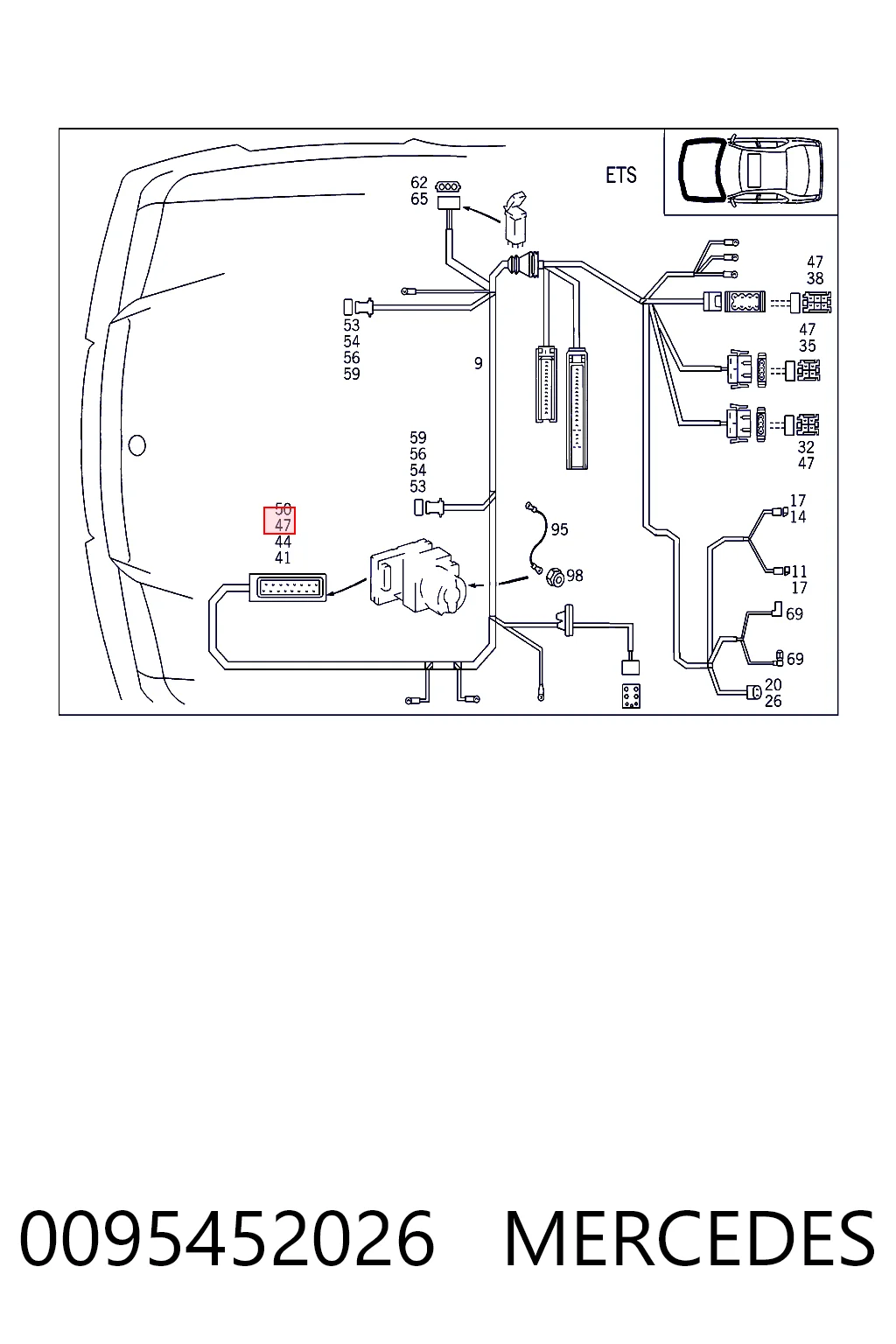 0095452026 Mercedes
