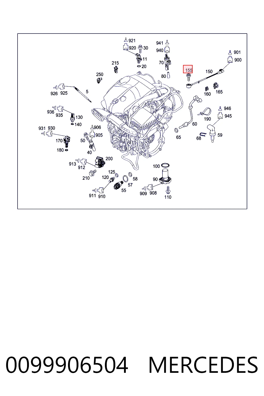 0099906504 Mercedes