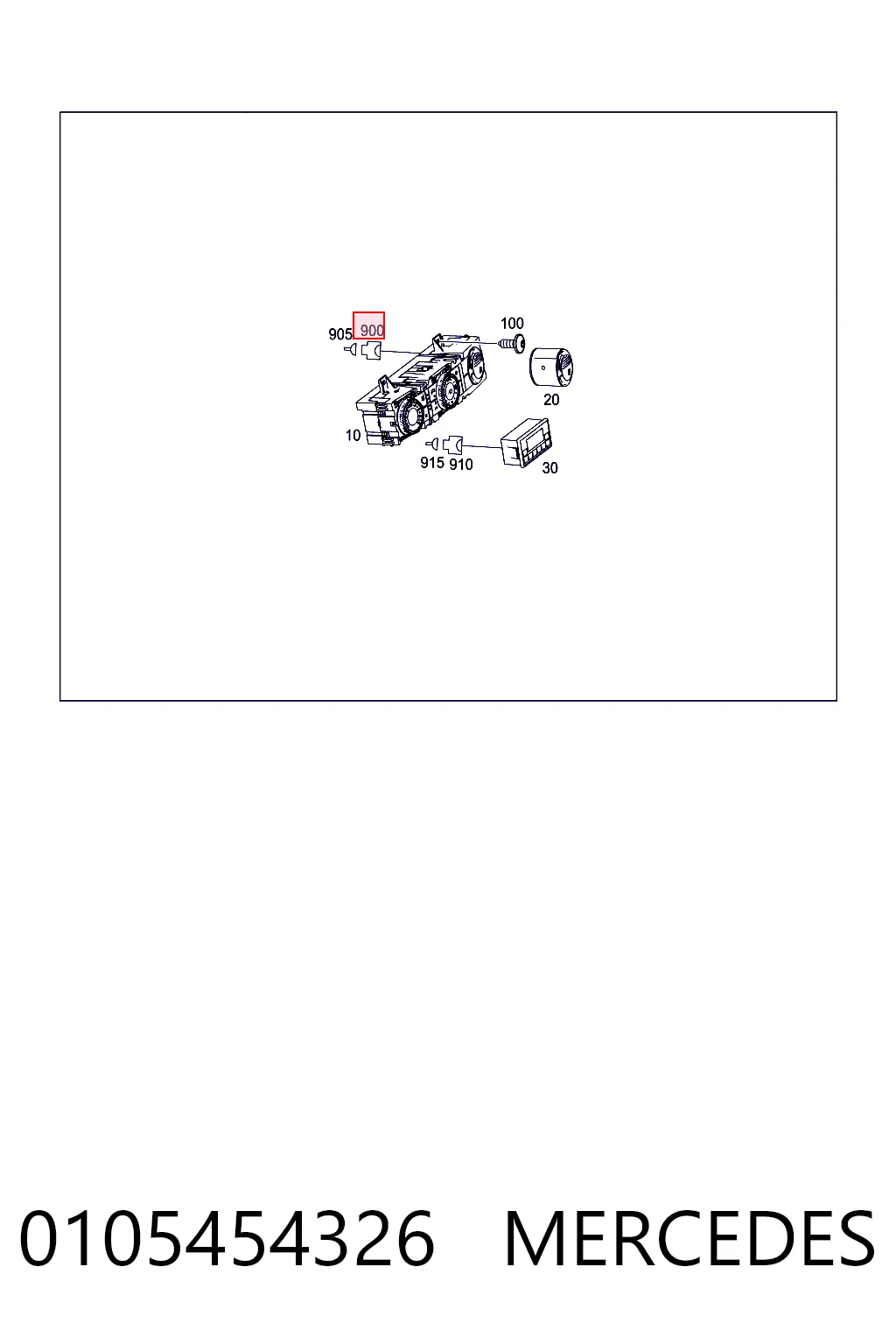 0105454326 Mercedes