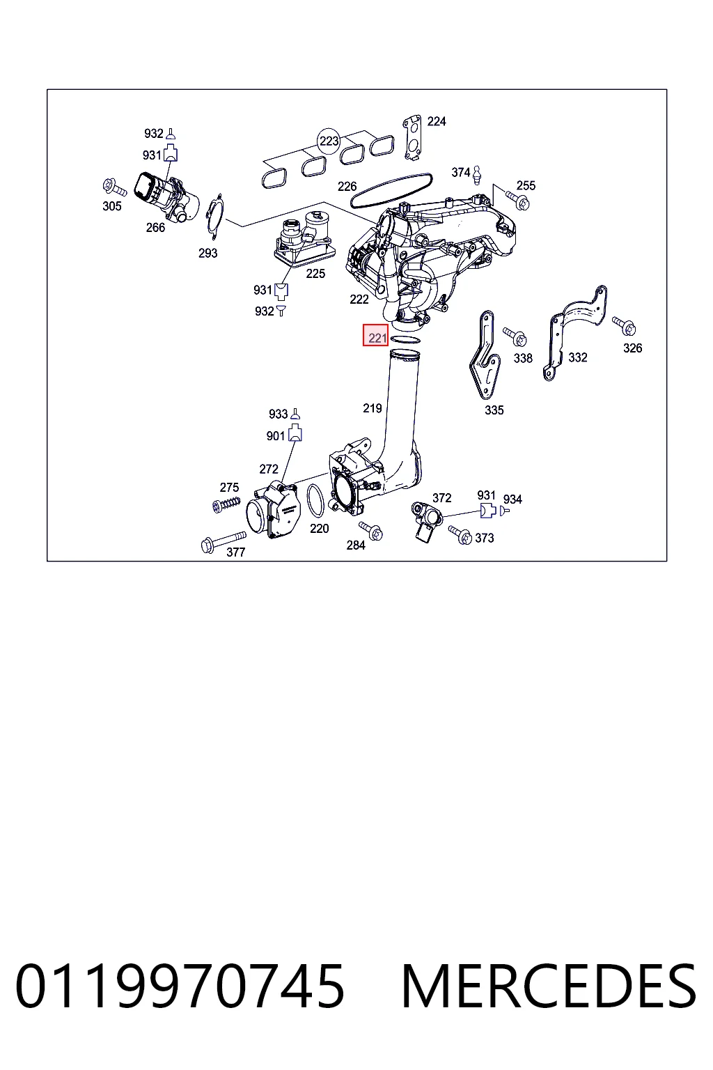 0119970745 Mercedes Уплотнительное кольцо, универсальное