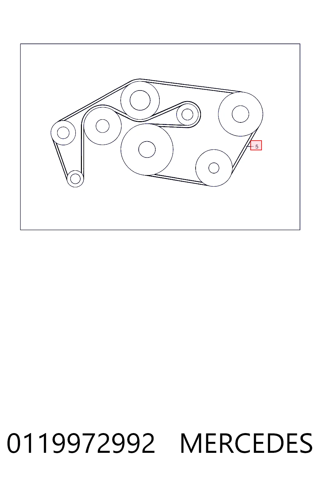 JK61004B Ford Поликлиновый ремень