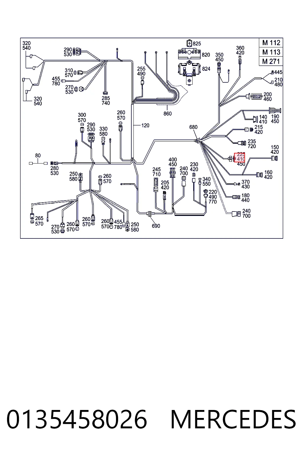 0135458026 Mercedes