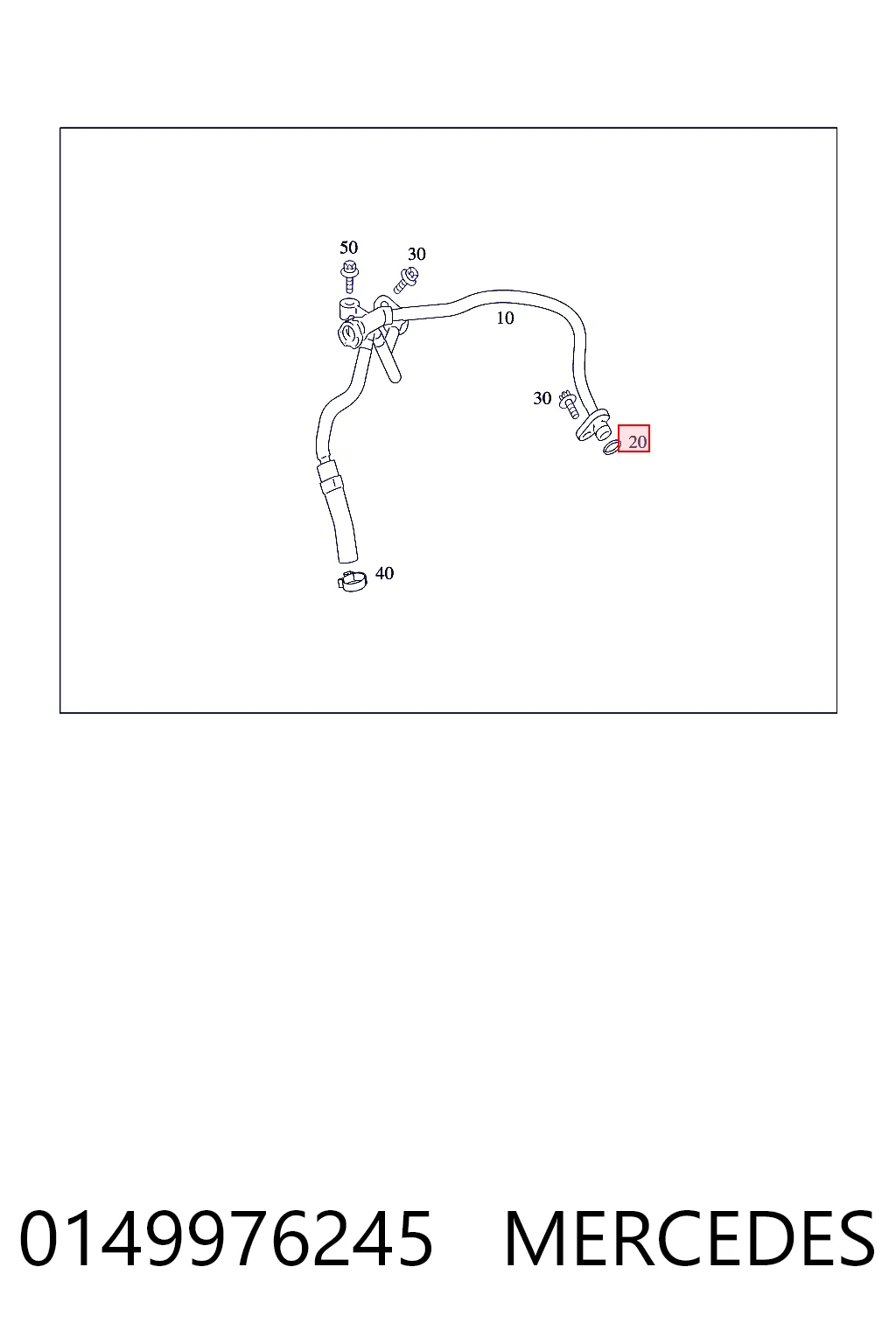 0149976245 Mercedes Уплотнительное кольцо, универсальное