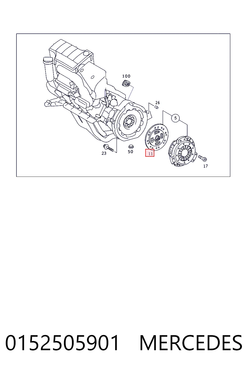  Сцепление Mercedes A 