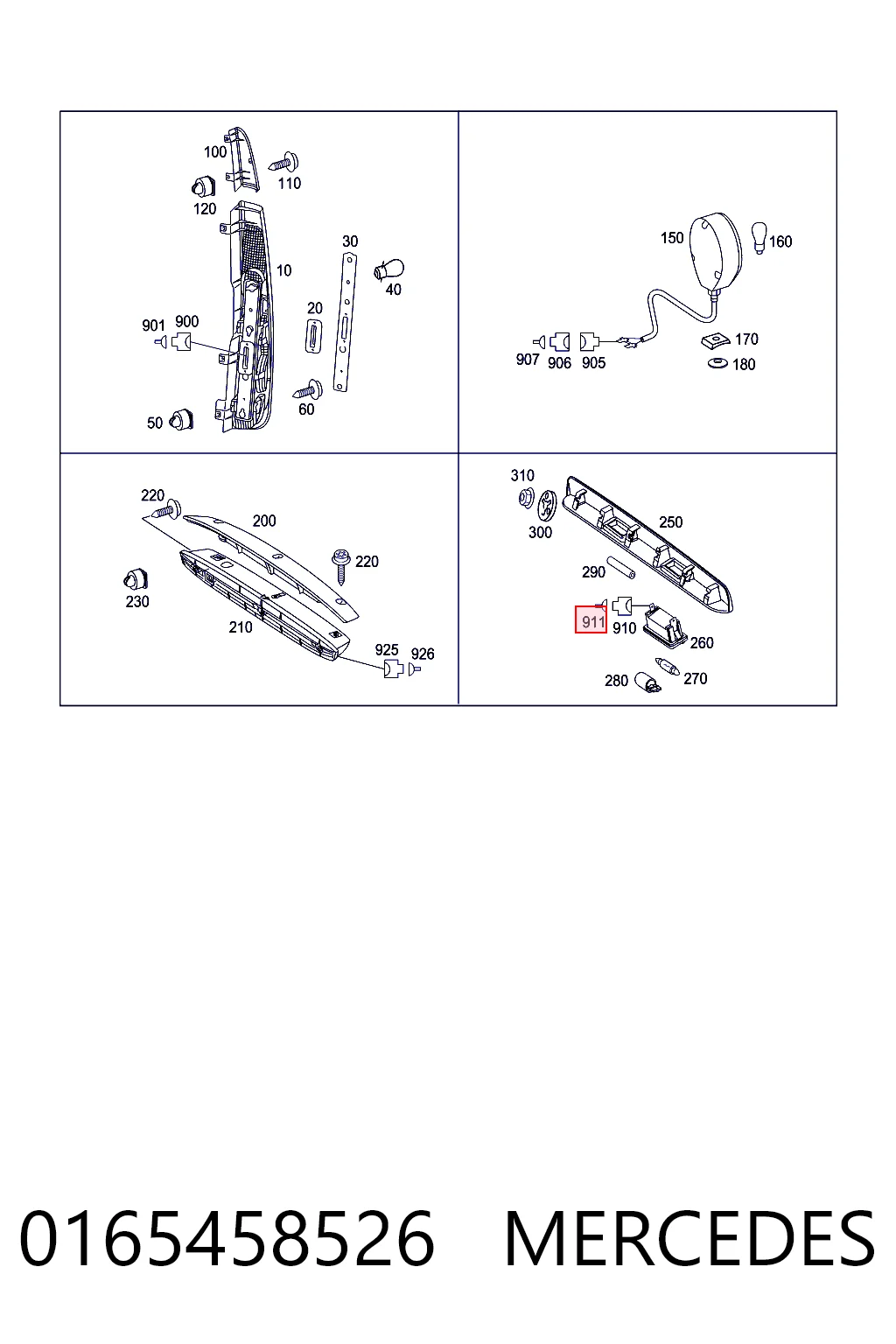 0165458526 Mercedes
