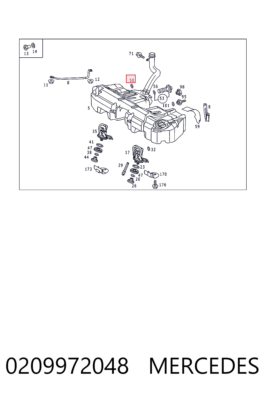 0209972048 Mercedes