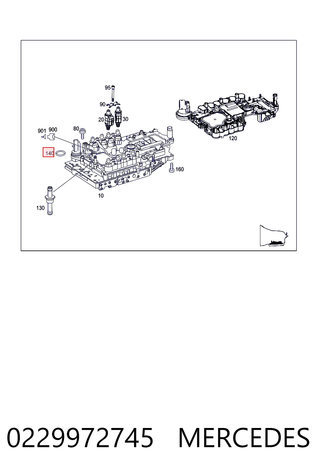 0229972745 Mercedes 