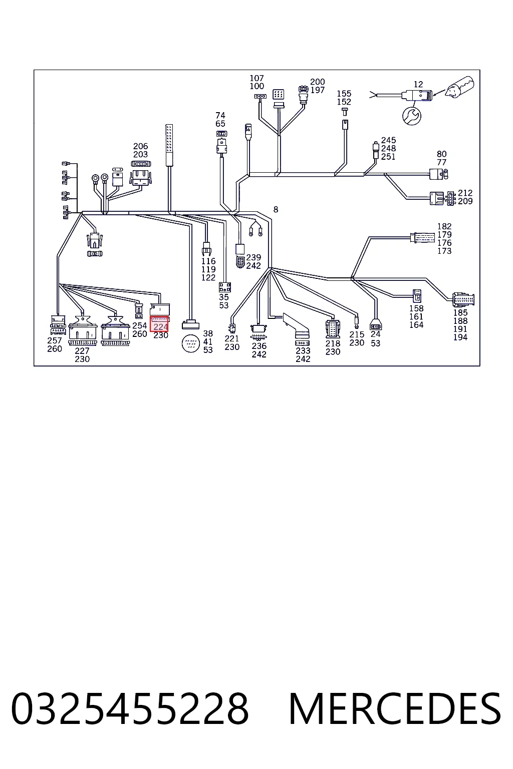 0325455228 Mercedes